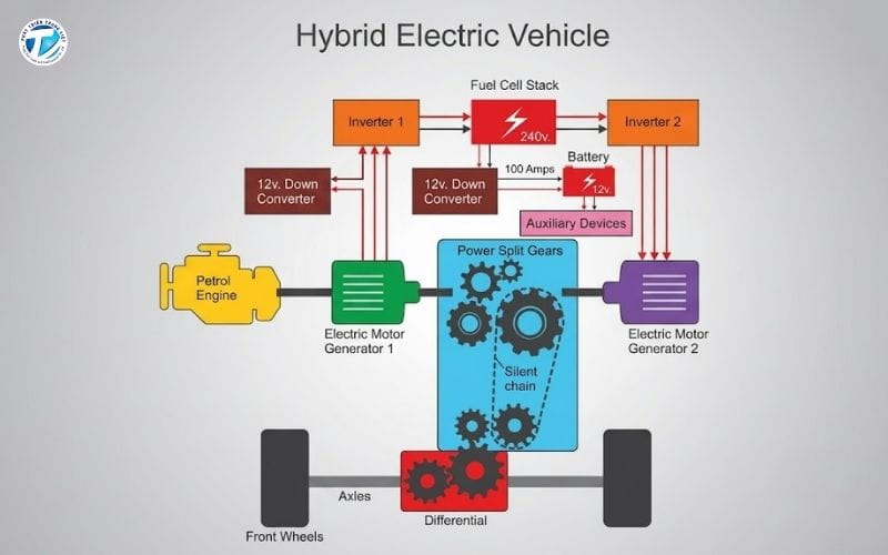 Công nghệ Toyota Hybrid tự sạc hoạt động như thế nào
